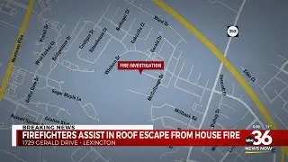 Lexington firefighters battle two overnight house fires