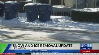 Lexington leaders acknowledge snow, ice frustration