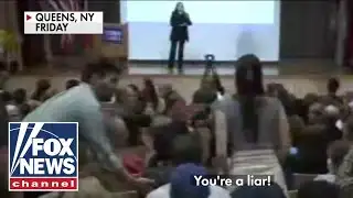‘LIAR’: AOC called out by protester during town hall