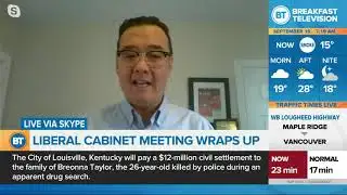 Liberal cabinet meeting wraps up