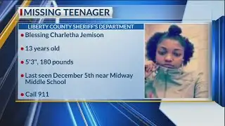Liberty Co. authorities seek missing teen