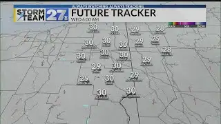 Light freezing drizzle possible into early morning