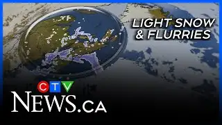 Light snow and flurries into Wednesday evening