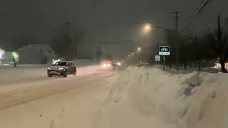 Light snow in Orchard Park