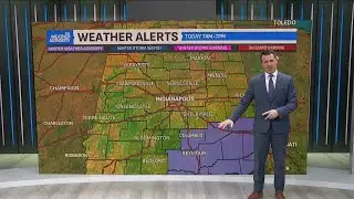 Light snow inbound; colder shot to follow tomorrow