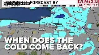 Light snow showers before a potent weekend arctic blast