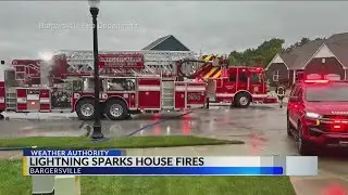 Lightning causes 2 residential fires in Bargersville