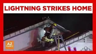 Lightning causes house fire in Avondale