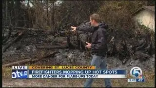 Lightning strike caused massive wildfire