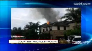 Lightning Strike Causes Wellington House Fire