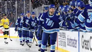 LIGHTNING strike just 11 SECONDS into Stadium Series!