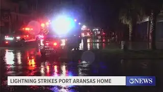 Lightning suspected in Port Aransas house fire