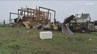 Likely EF-1 tornado rips through Carroll County, tears up homes across area
