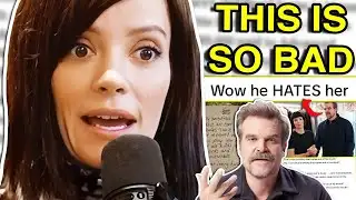 LILY ALLEN EXPOSES DAVID HARBOUR ... he