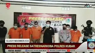 Lima Pemuda Kubar Ditangkap Karena Miliki 28 Poket Sabu