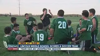 Lincoln Middle School scores a soccer team