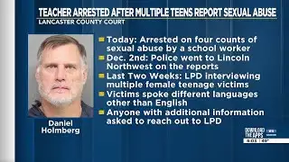Lincoln teacher arrested after multiple teens report sexual abuse