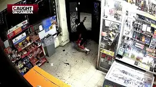 Liquor Store Shootout - Caught on Camera