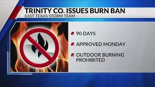LIST: Burn bans, fire warnings issued across East Texas
