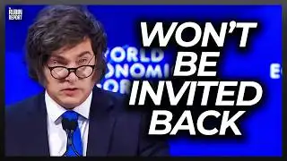 Listen to WEF Crowd Gasp When Javier Milei Says What No Other Politician Will Admit
