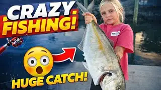 Little girl, big fish!