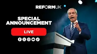 LIVE: A special announcement from Reform UK. 👀