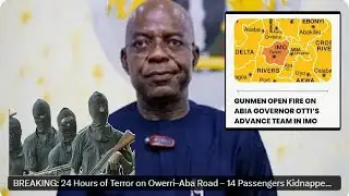 Live: Bandits Attacks Governor Alex Otti Convoy + Other Trends {S.M Buzz}