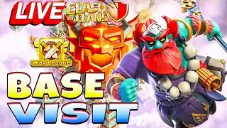 LIVE CEHCK YOUR BASE | CWL DAY 2 ATTACK | CLASH OF CLANS