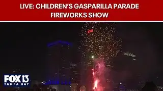 LIVE: Children’s Gasparilla Parade fireworks show