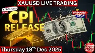 🔴 Live CPI Data Release! 🔥 Real-Time Market Reaction & Trading Setup (Forex & Gold)