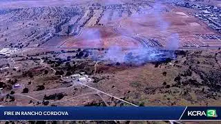 LIVE | Crews battle fire in Rancho Cordova