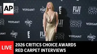 LIVE: Critics Choice Awards 2026 red carpet interviews