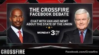 Live Crossfire Facebook Debate with Gingrich and Jones