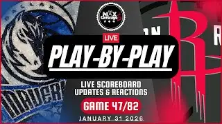 🔴LIVE - Dallas Mavericks vs Houston Rockets - Play-By-Play & Reactions (1/31/26)