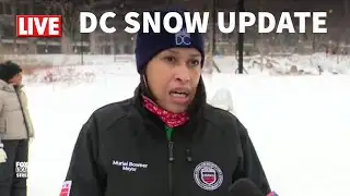 LIVE: DC snow update from DC Mayor Bowser | FOX 5 DC