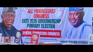 LIVE [EKITI]:  APC HOLDS GOVERNORSHIP PRIMARY ELECTION