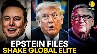 LIVE: Epstein Files Shake Global Elite: New Names Surface | WION