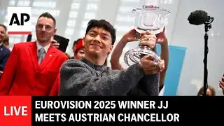LIVE: Eurovision 2025 winner JJ meets Austrian chancellor