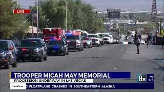 LIVE Funeral Procession for Trooper Killed in Pursuit