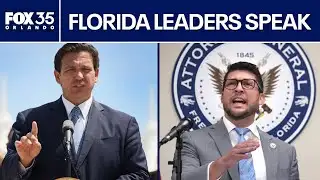 LIVE: Gov. DeSantis, AG Uthmeier speak in Lake Worth