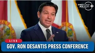 Live | Gov. DeSantis holds press conference in Tampa regarding Rays