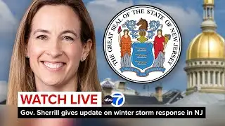 LIVE | Gov. Sherrill update on winter storm response in NJ