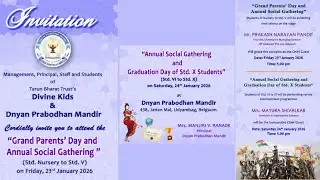 LIVE: Grandparents Day Celebration 2026 | Tarun Bharat Trust & Dnyan Prabodhan Mandir