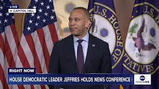 LIVE: House Democratic Leader Jeffries holds news conference