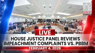 LIVE | House Justice panel reviews impeachment complaints vs. PBBM - February 4, 2026