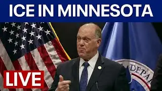 LIVE | ICE in Minnesota update from Border Czar Tom Homan