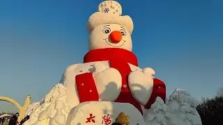 Live: Iconic snow sculpture art installations in China