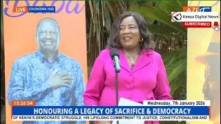 LIVE: Ida Odinga, Sifuna and Other Leaders Honour Late Raila Odinga