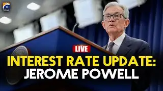 🔴 𝗟𝗶𝘃𝗲: Jerome Powell Comments on Interest Rates | Geo News English