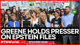 LIVE: Marjorie Taylor Greene, Ro Khanna & Massie Hold Presser on Epstein Files -Transparency Act